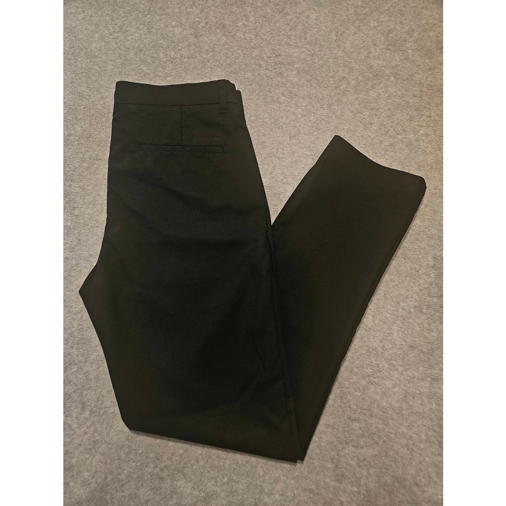 Calvin Klein Dress Pants Men's Black Slim Straight Leg 33x32
